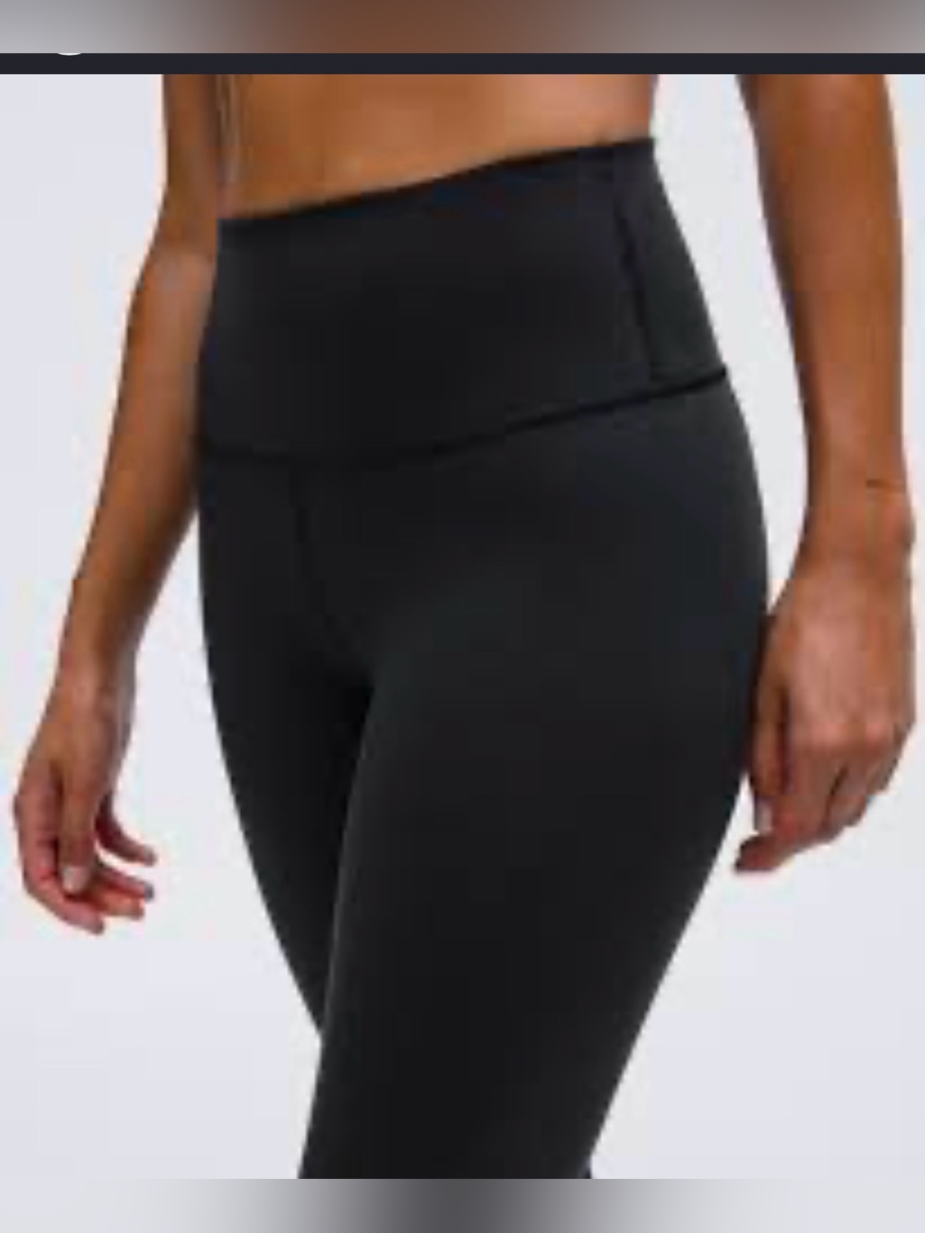 High-Waist Black Women's Active Leggings